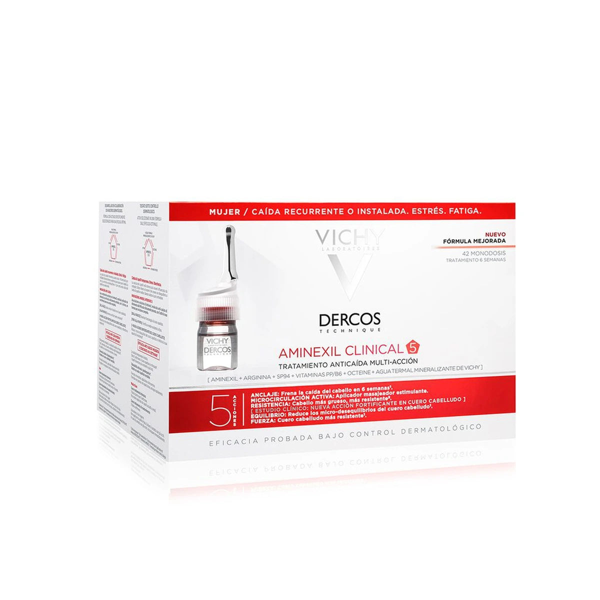 Dercos Antiqueda Aminexil Clinical 5 Mulher x42amp