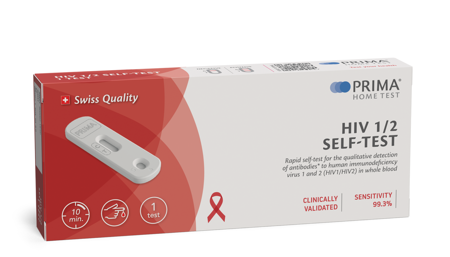 Prima Autoteste Deteção VIH 1/2 X1