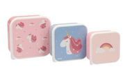 Tutete 3 Lancheiras Snacks Unicornio