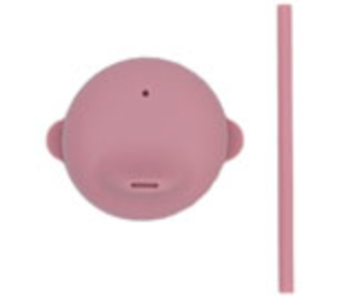 Tutete Tampa Sippie Silicone para copo Rosa pastel