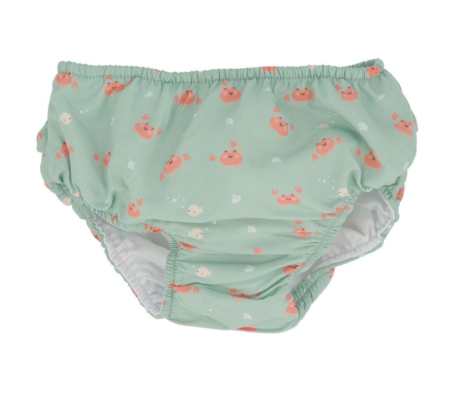 Tutete Cueca Fralda Banho Crab Sage 6-12 meses