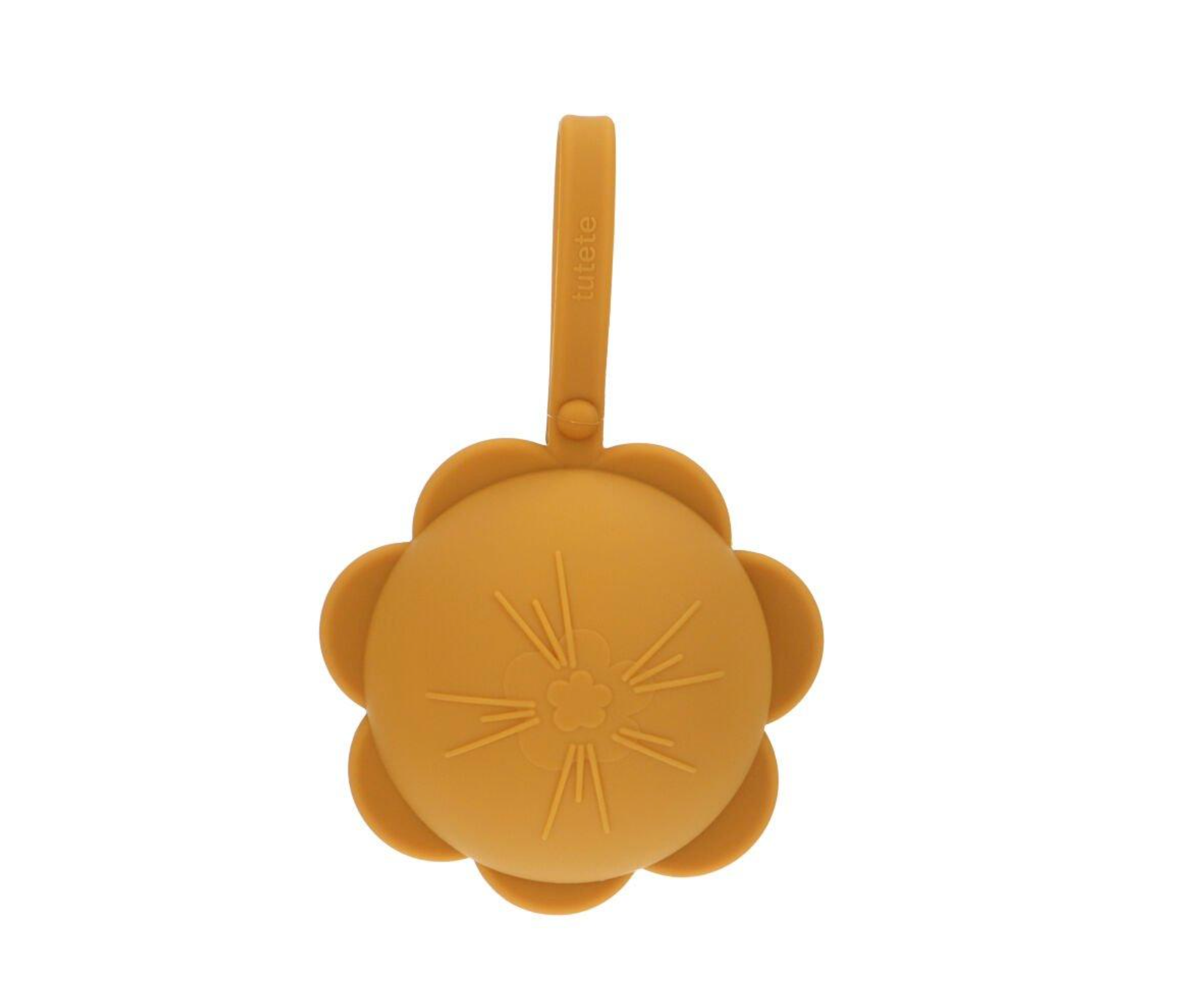 Tutete Guarda Chupeta Silicone Mustard Flower
