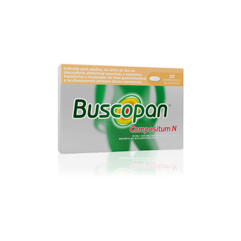 Buscopan Compositum N 10mg+500mg 20 Comp Rev