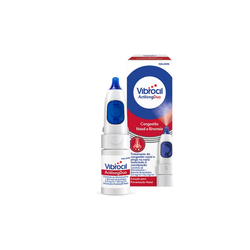 Vibrocil ActilongDuo 0.5mg/ml+0.6mg/ml 10ml Sol Pulv Na