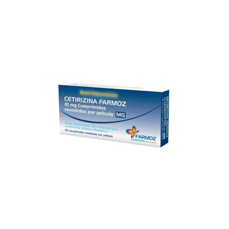Cetirizina Farmoz 10mg 20 Comp Rev Pel