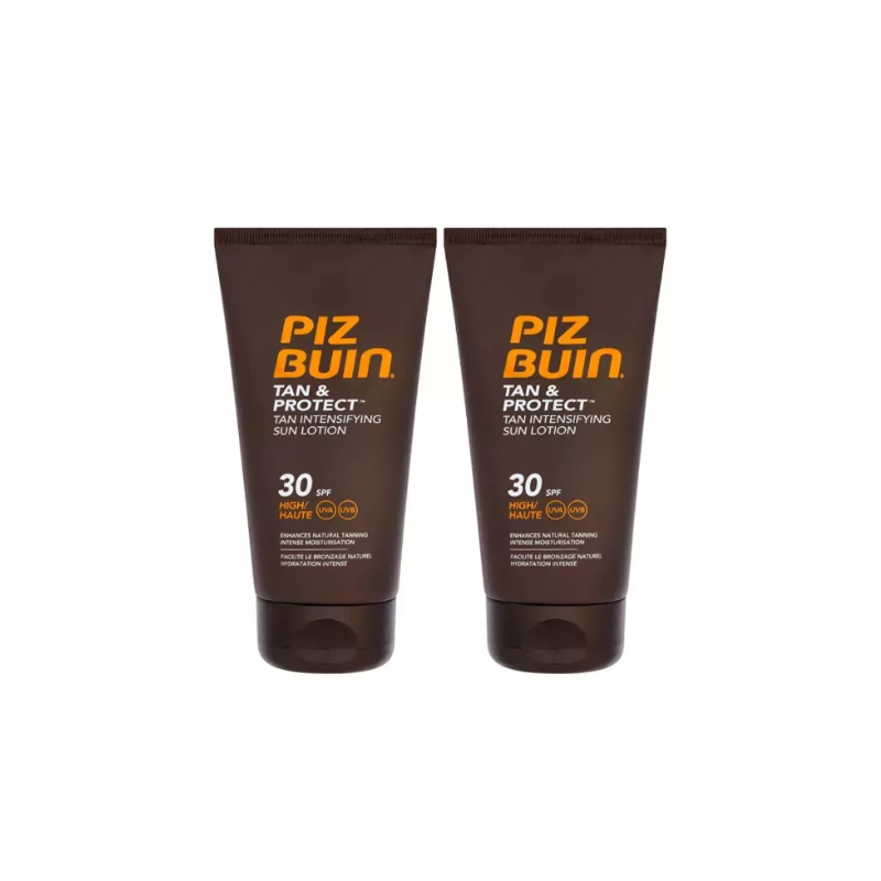 Piz Buin Tan & Protect Duo Loção Solar Intensificadora Bronzeado SPF30 2x150ml -10