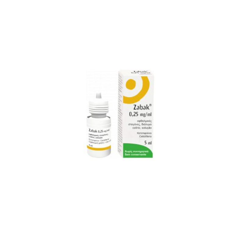 Zabak 0.25mg/ml 5ml Sol Col