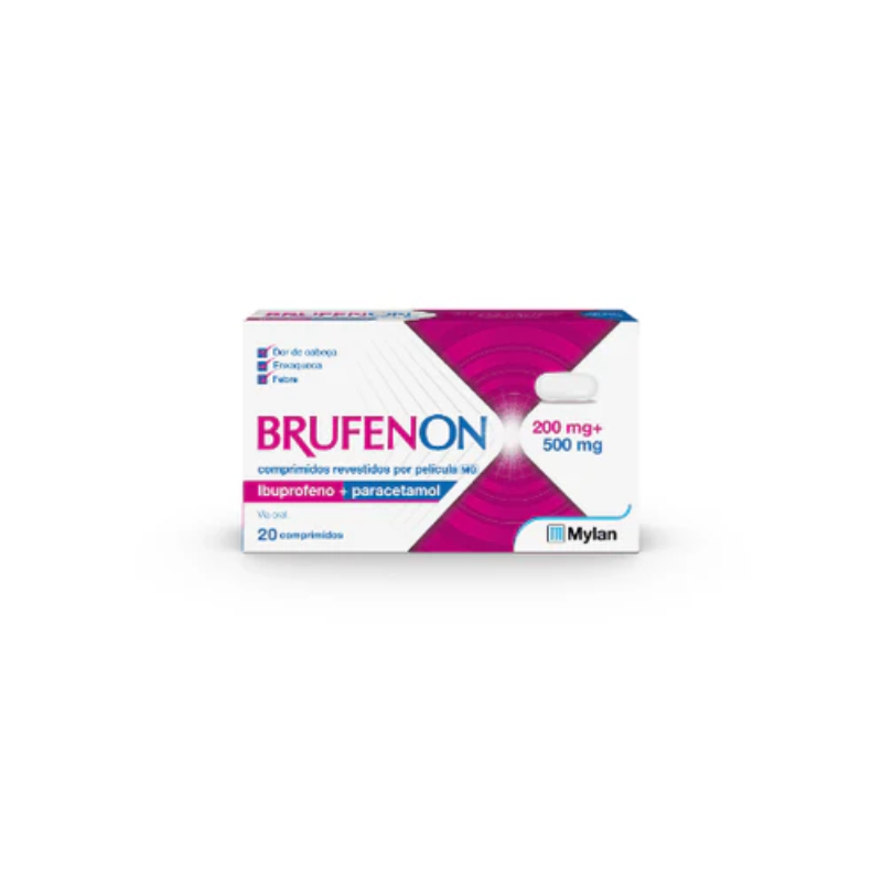 Brufenon 200mg+500mg 20 Comp Rev Pel