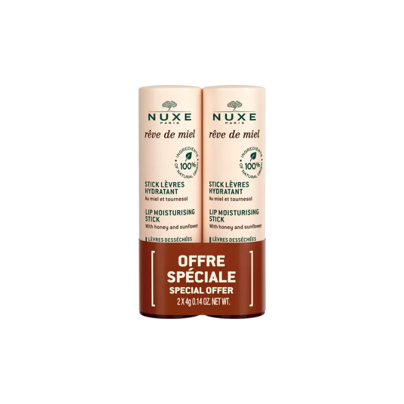 Nuxe Rêve De Miel Duo Stick Labial Hidratante 2x4g Promo