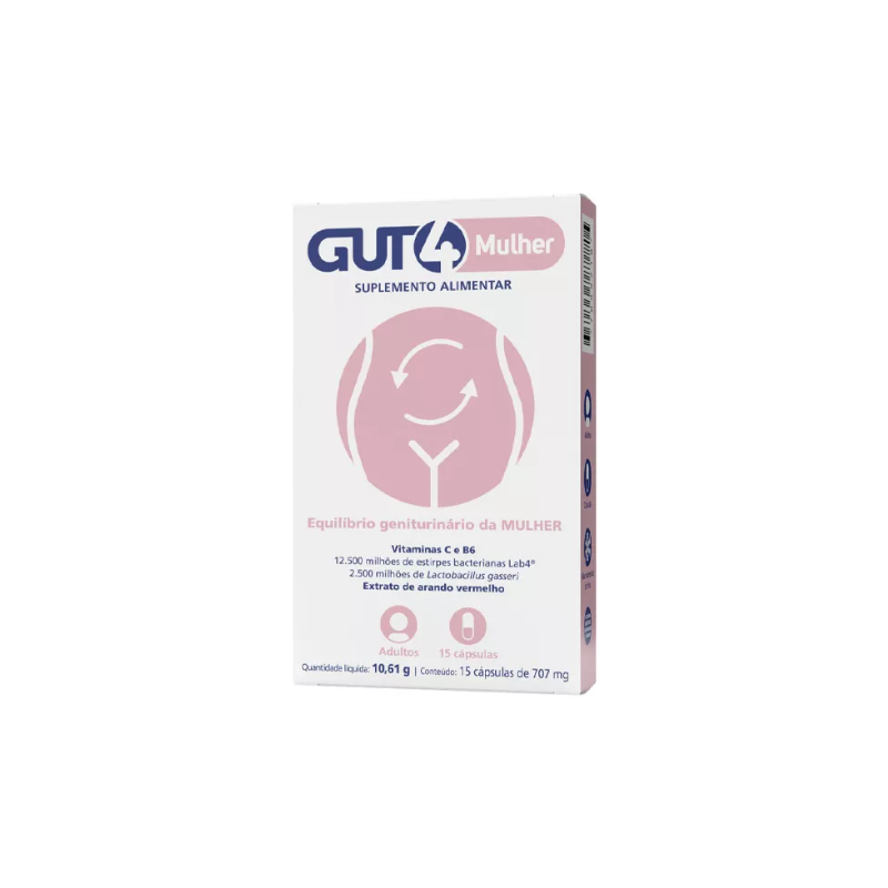 Gut4 Mulher Caps X15