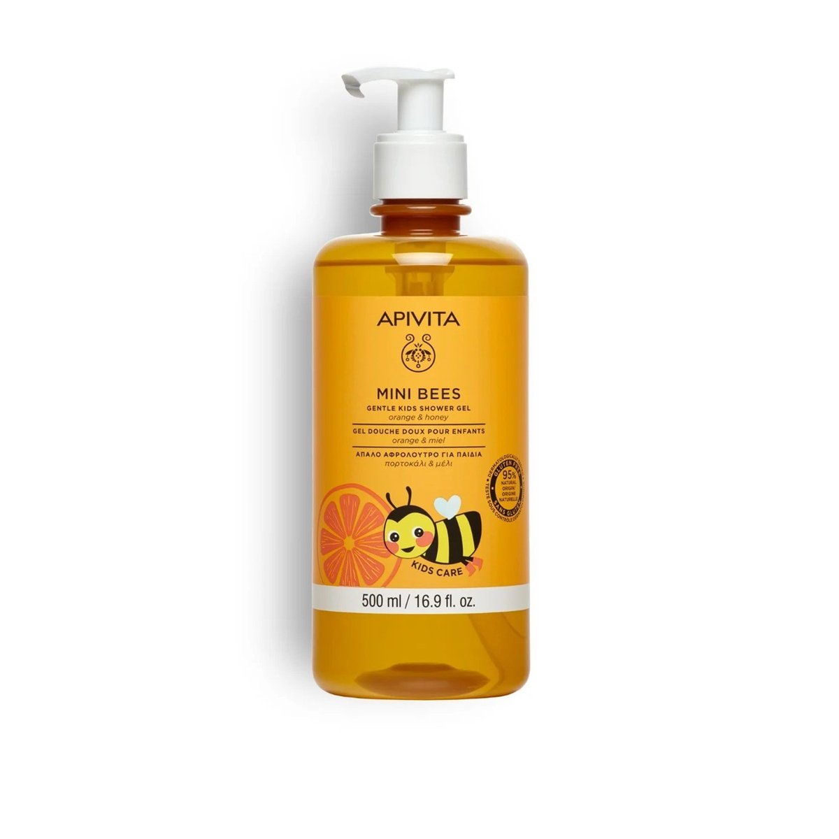 APIVITA Mini Bees Gentle Kids Shower Gel 500ml
