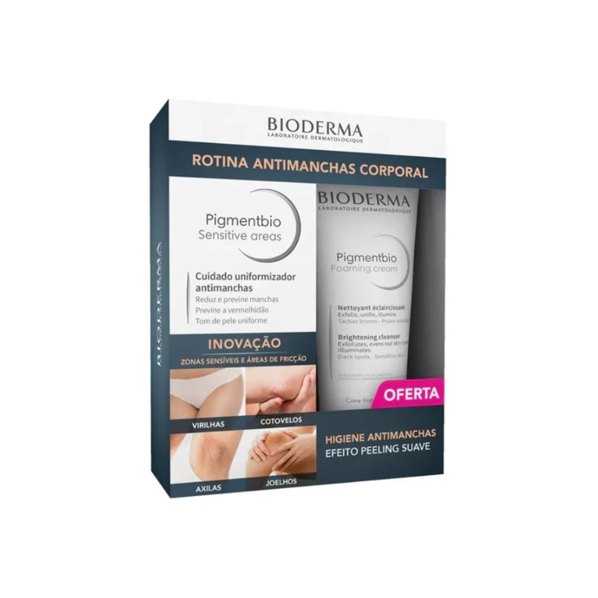 Bioderma Pigmentbio Sensitive Areas 75ml + Foaming Cream 200ml