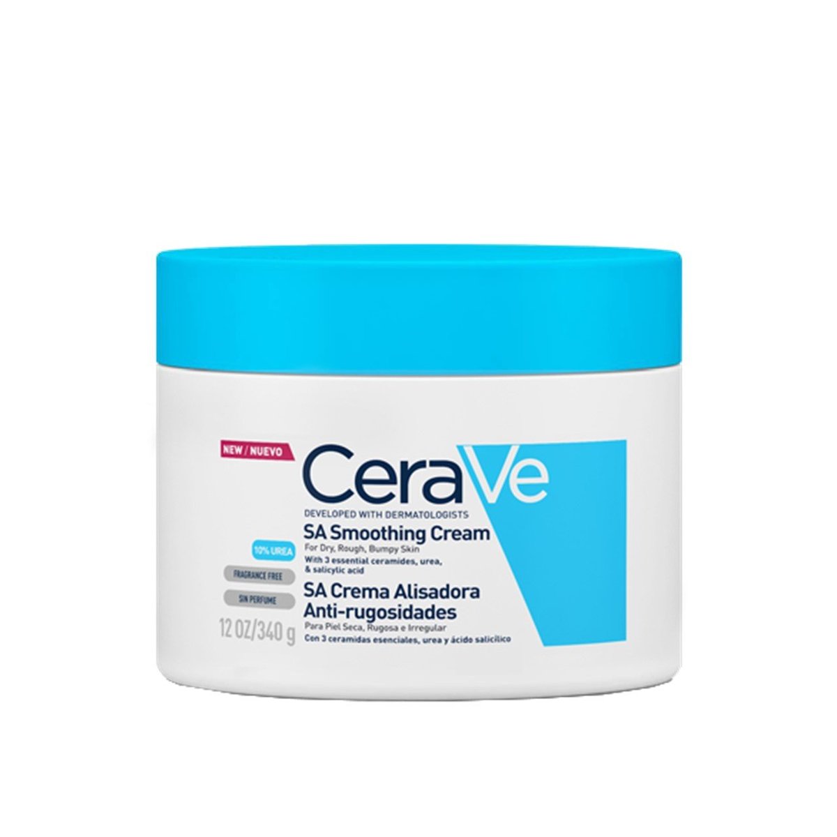 CeraVe SA Smoothing Cream 340g - Hidratação e Suavização da Pele