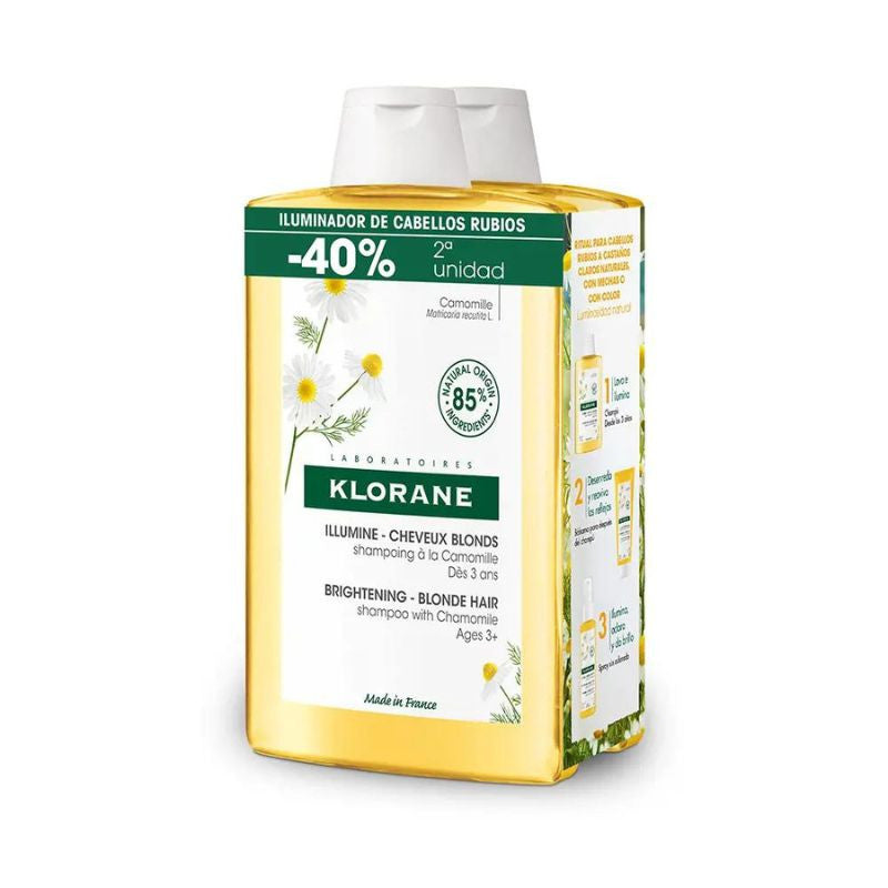 Klorane Capilar Camomila Champõ 2x400ml