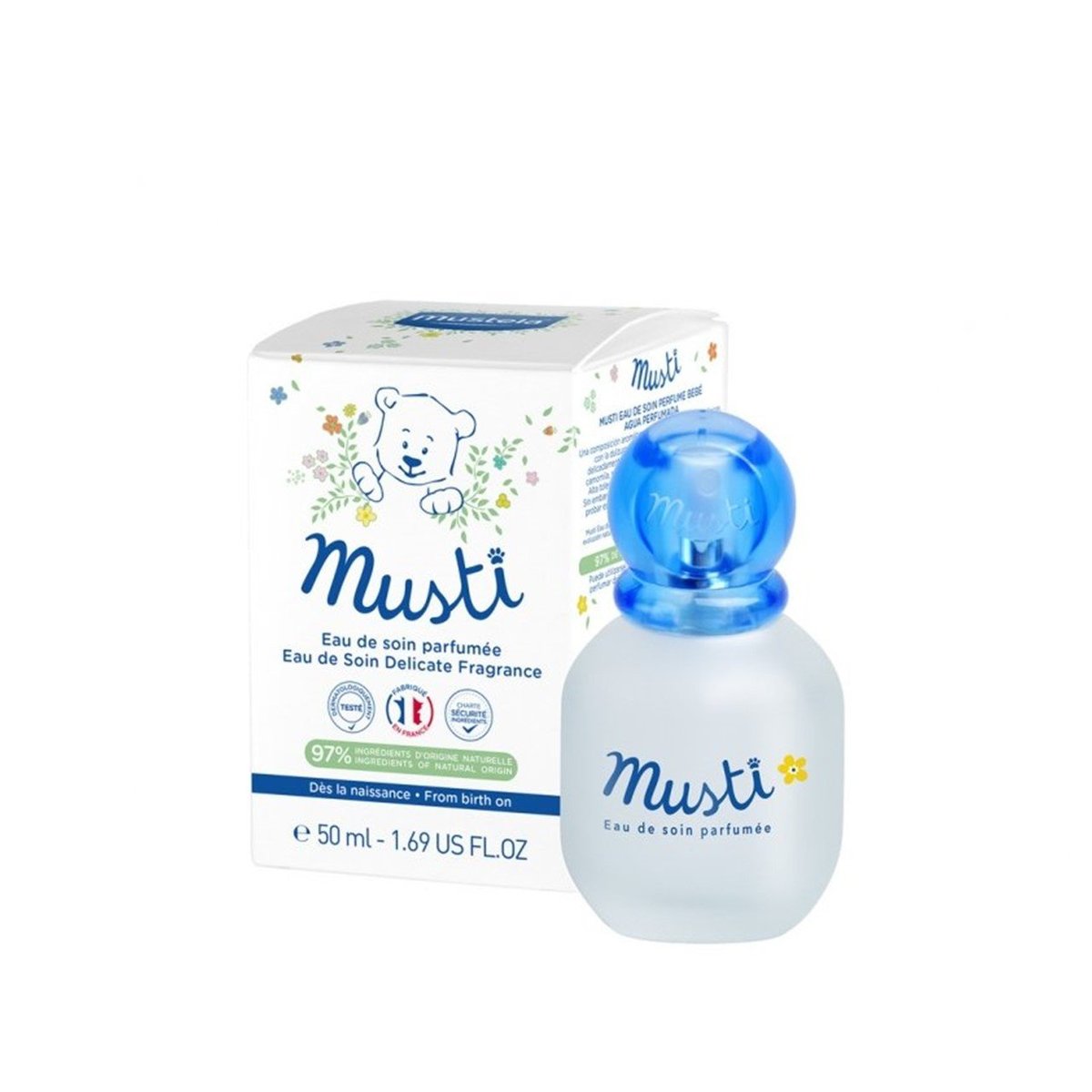 Mustela Baby Musti Eau de Soin Delicate Fragrance 50ml