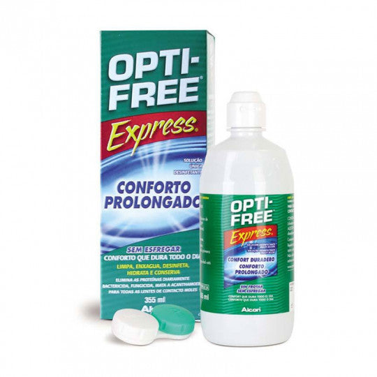 Opti Free Express Solução Lentes 355 ml - Conforto e Limpeza