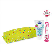 Chicco Hippo Conjunto de Higiene Oral Rosa 3-6A 1 Unidade