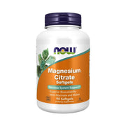 NOW Magnesium Trio Citrato, Malato e Glicinato 90 Cápsulas