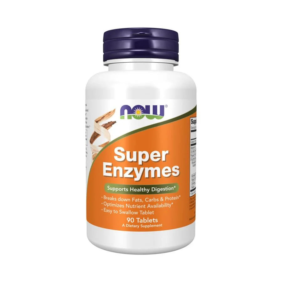 NOW Super Enzymes 90 Cápsulas