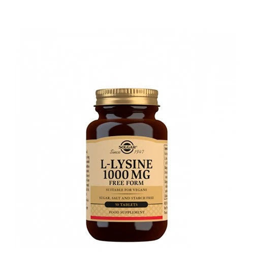 Solgar L-Lysine 1000mg 50 Comprimidos