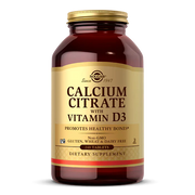 Solgar Citrato de Cálcio + Vitamina D3 240 Comprimidos