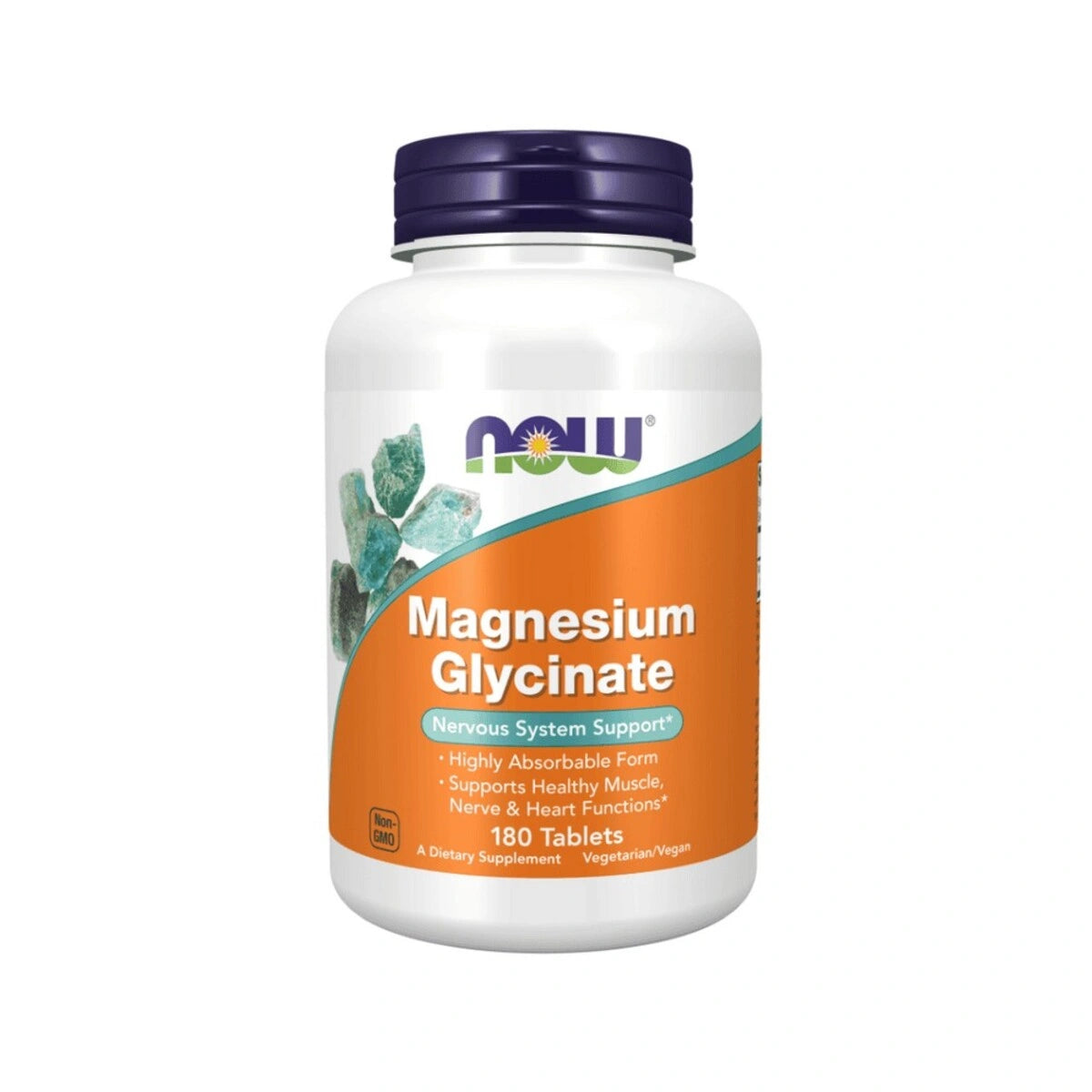NOW Magnesium Glycinato 180cap 2000mg
