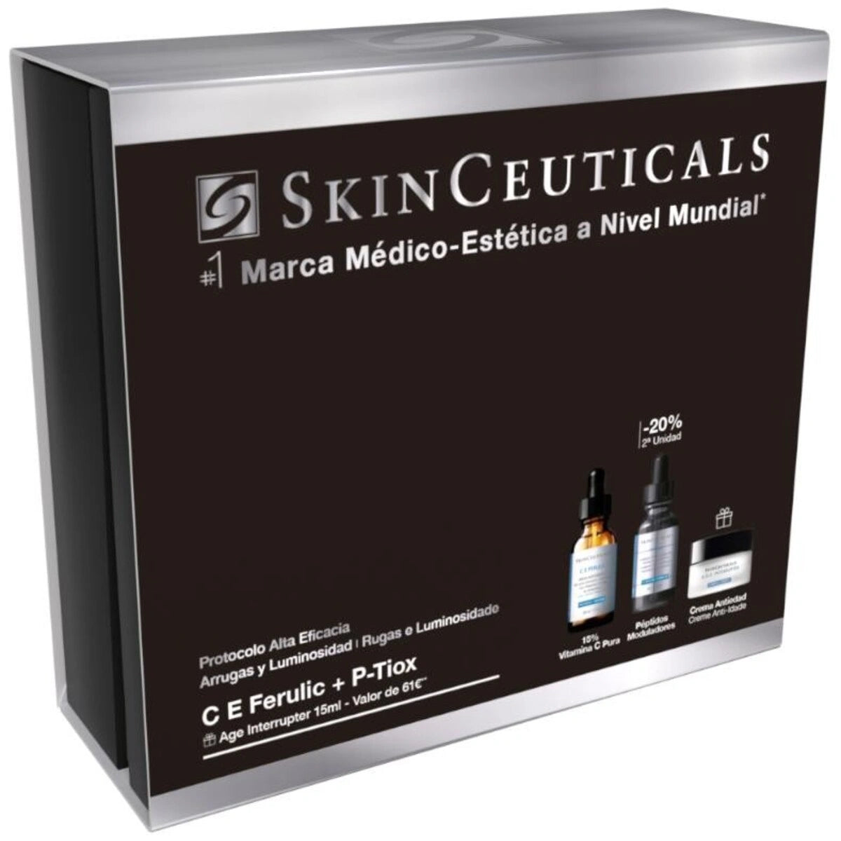 Skinceuticals CE Ferulic + P-Tiox + Age Cr 15ml Coffret