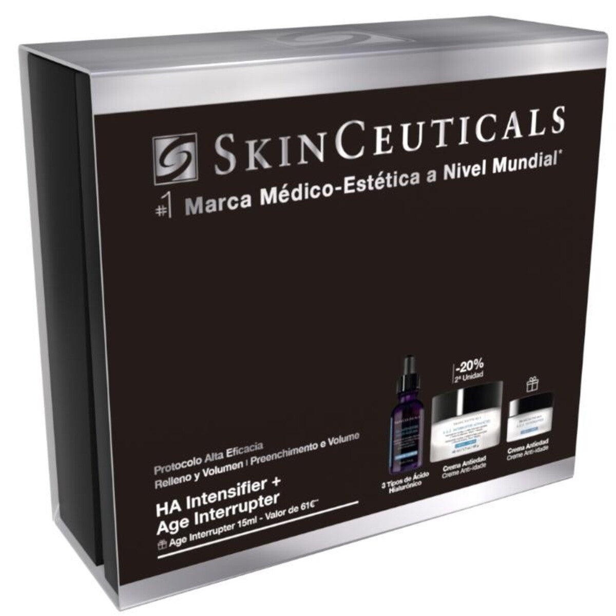 Skinceuticals HA Intensifier + Age Int Advanced + Age Adv 15ml Coffret
