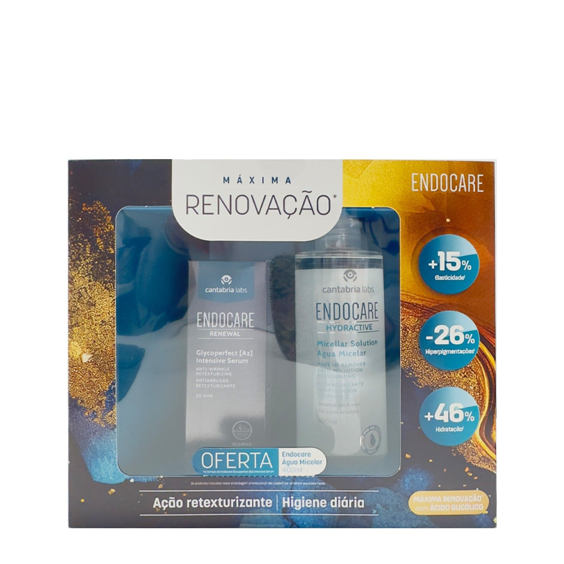 Endocare Renewal Glycoperfect [Az] Sérum 50ml + Água Micelar Pack