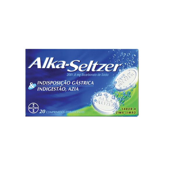 Alka-Seltzer 2081,8mg 20 Comprimidos Efervescentes