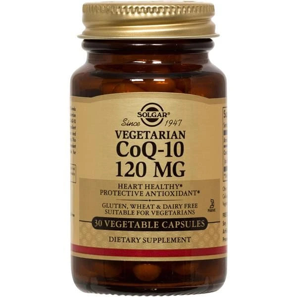 Solgar CoQ-10 Coenzima 120mg 30 Cápsulas