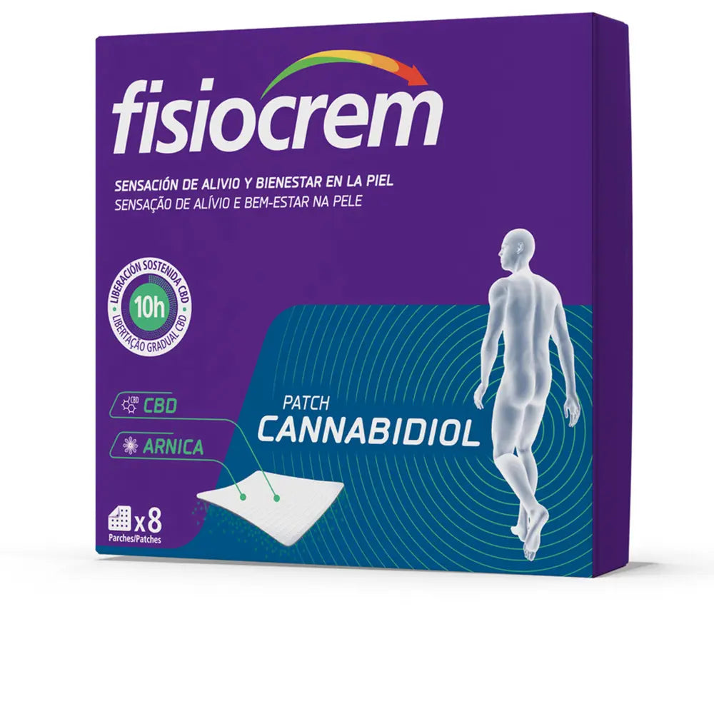 Fisiocrem Cannabidiol Patch 8 unidades — Dores Musculares e Osteoarticulares, Saúde