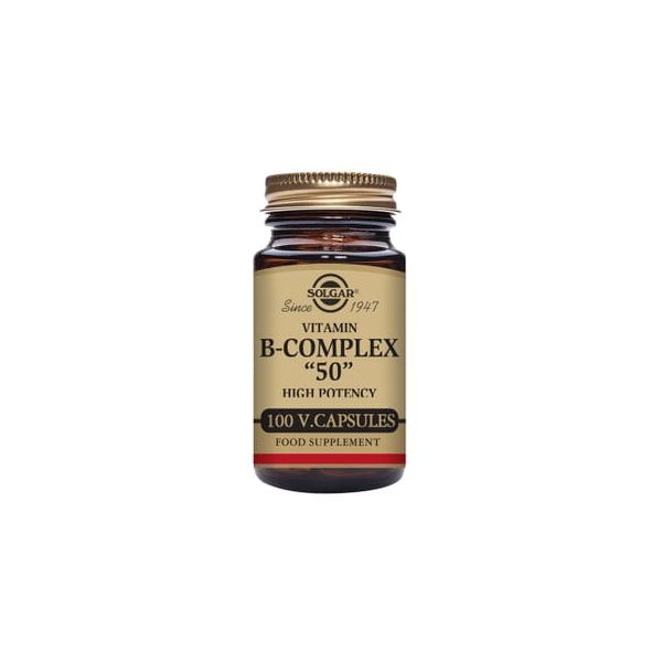 Solgar Vit B Complex 50 mg  100 capsulas