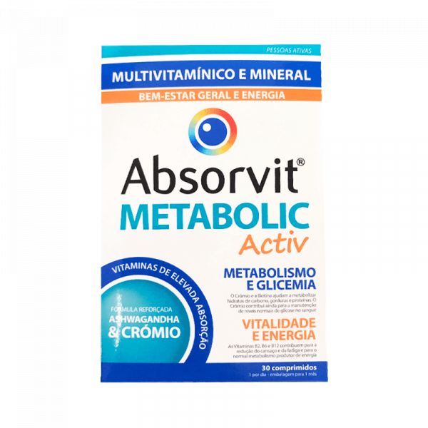 absorvit-metabolic-activ-30-comprimidos
