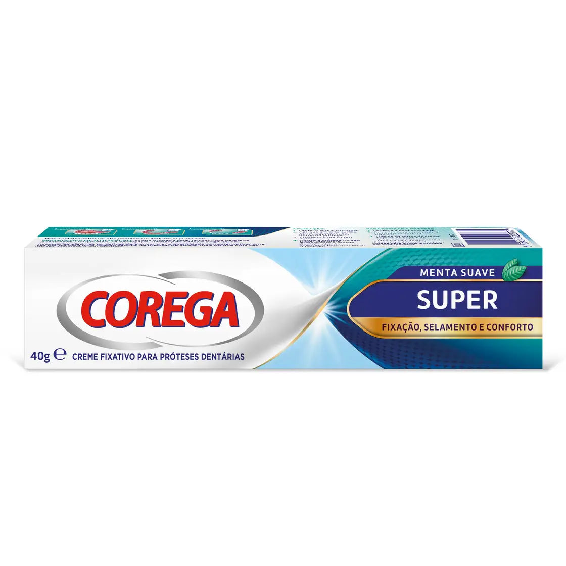 Corega Super Creme Fixador Sabor Menta 40g