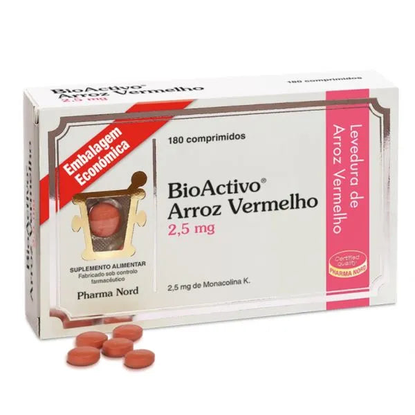 Bioactivo Arroz Vermelho 2.5mg 180 Comprimidos