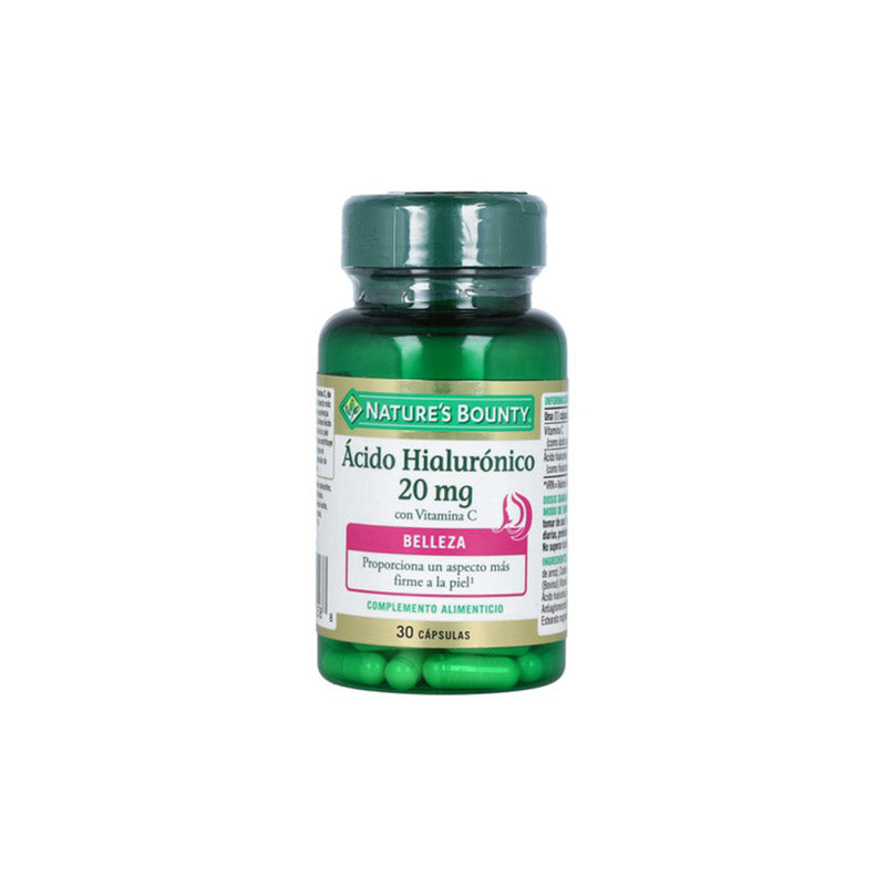Nature's Bounty Ácido Hialurónico com Vitamina C 30 Cápsulas