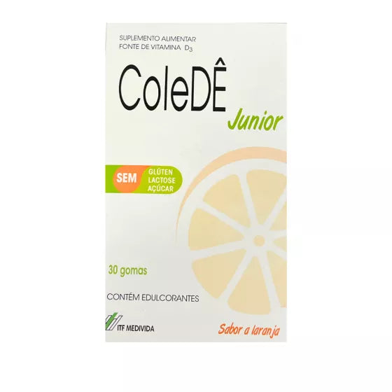 ColeDê Junior Gomas Laranja 30 unidades