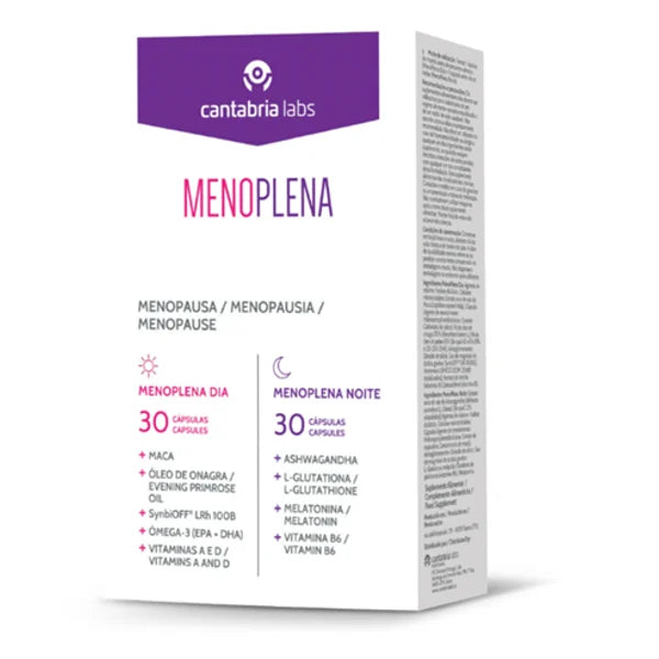 MenoPlena Menopausa Cápsulas Dia e Noite 60 cápsulas