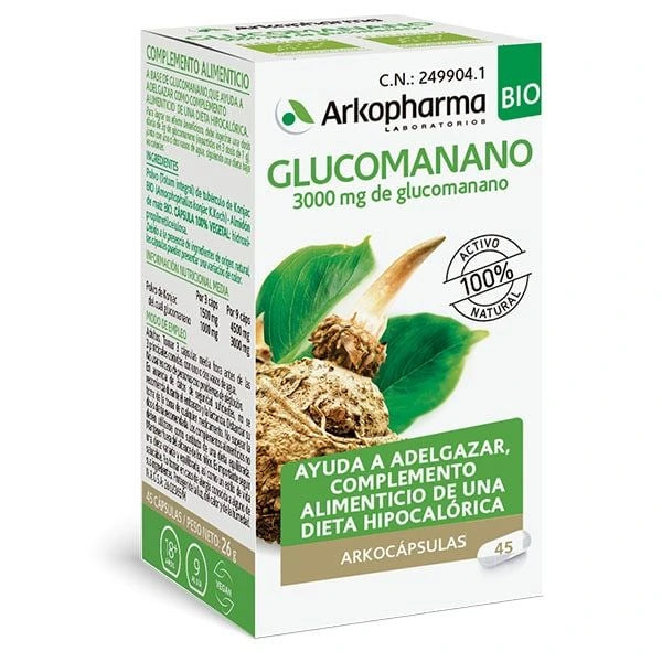 Arkocápsulas Konjac Glucomanano 45 Cápsulas