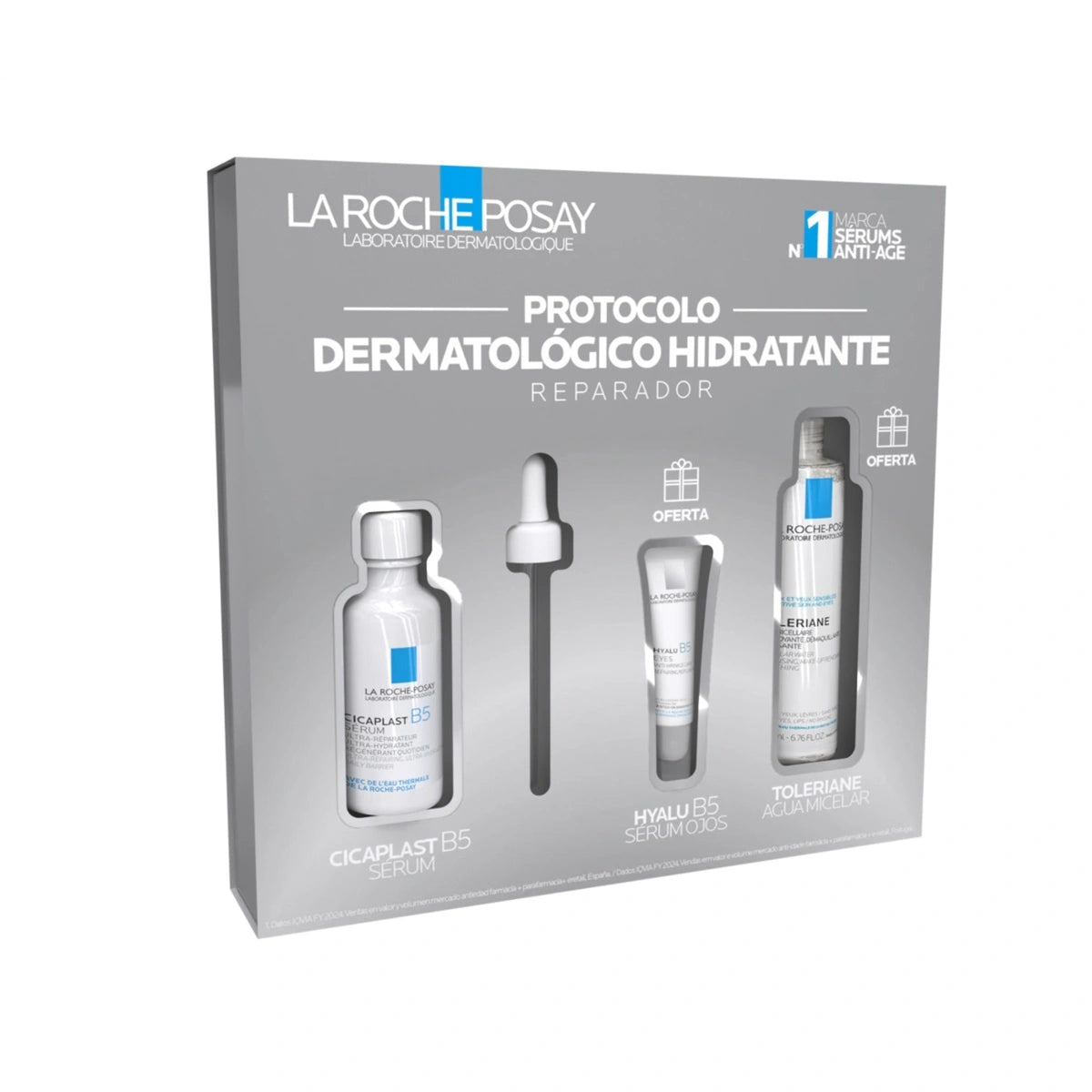 La Roche-Posay Coffret Cicaplast B5 - Sérum + Sérum Cont. Olhos + Água Micelar
