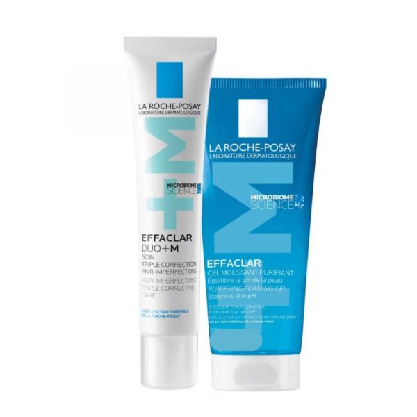 La Roche-Posay Effaclar Duo+M Pack Oferta Mini Gel de Limpeza 40ml