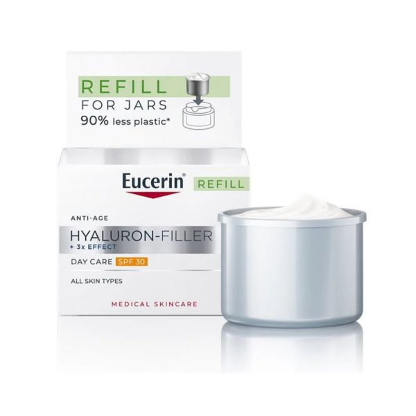 Eucerin Hyaluron-Filler 3x Effect Creme de Dia FPS30 Recarga 50ml