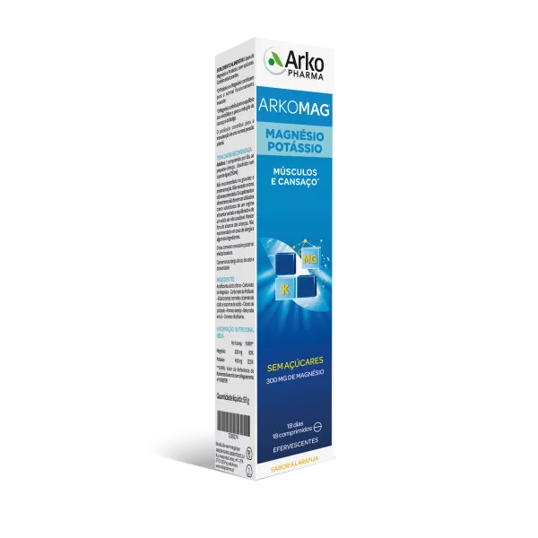 Arkomag Magnesio Potassio Comprimidos Eferv 18 unidades