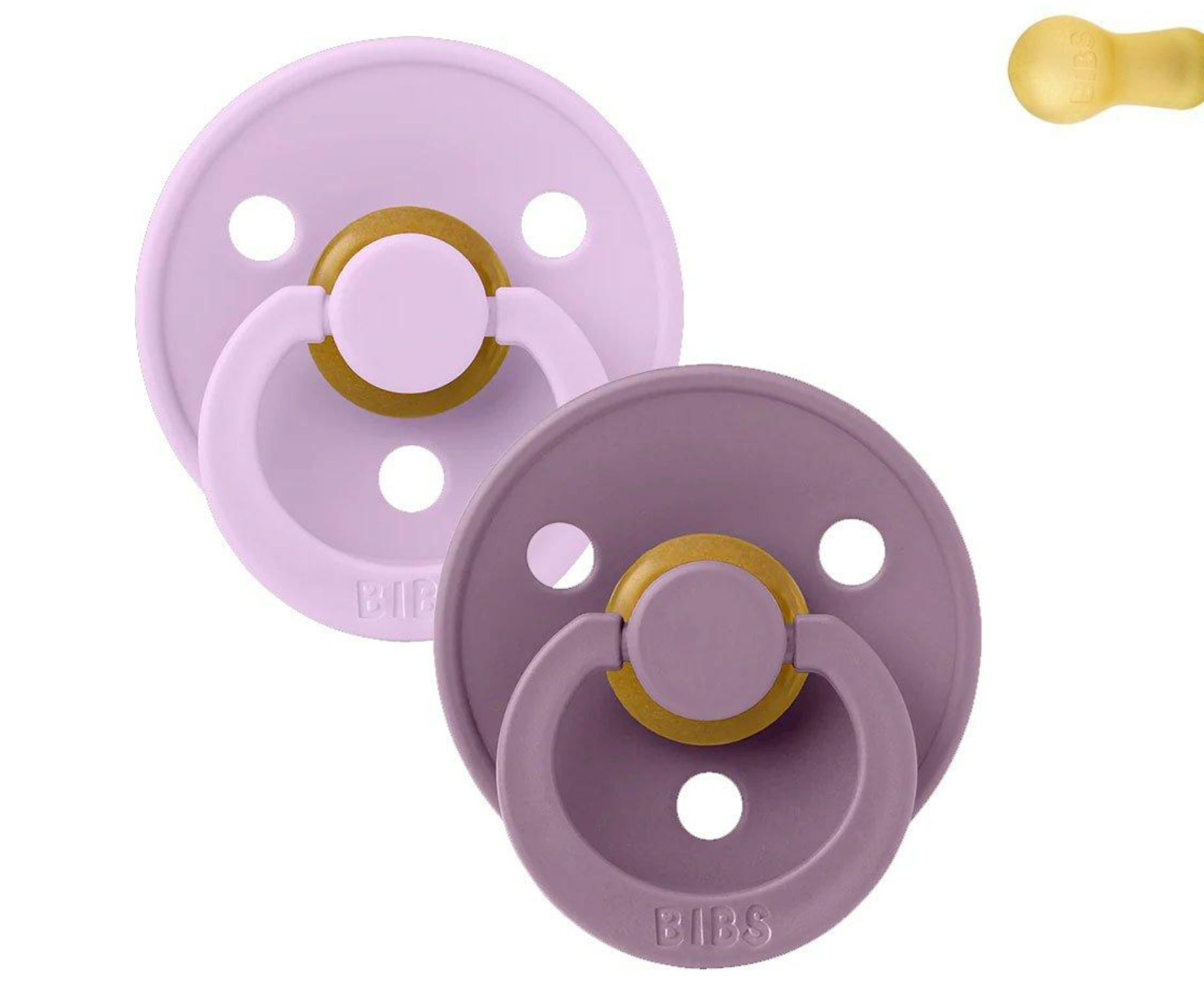 Tutete BIBS Colors Round Violet Sky/Mauve 0-6M 2x