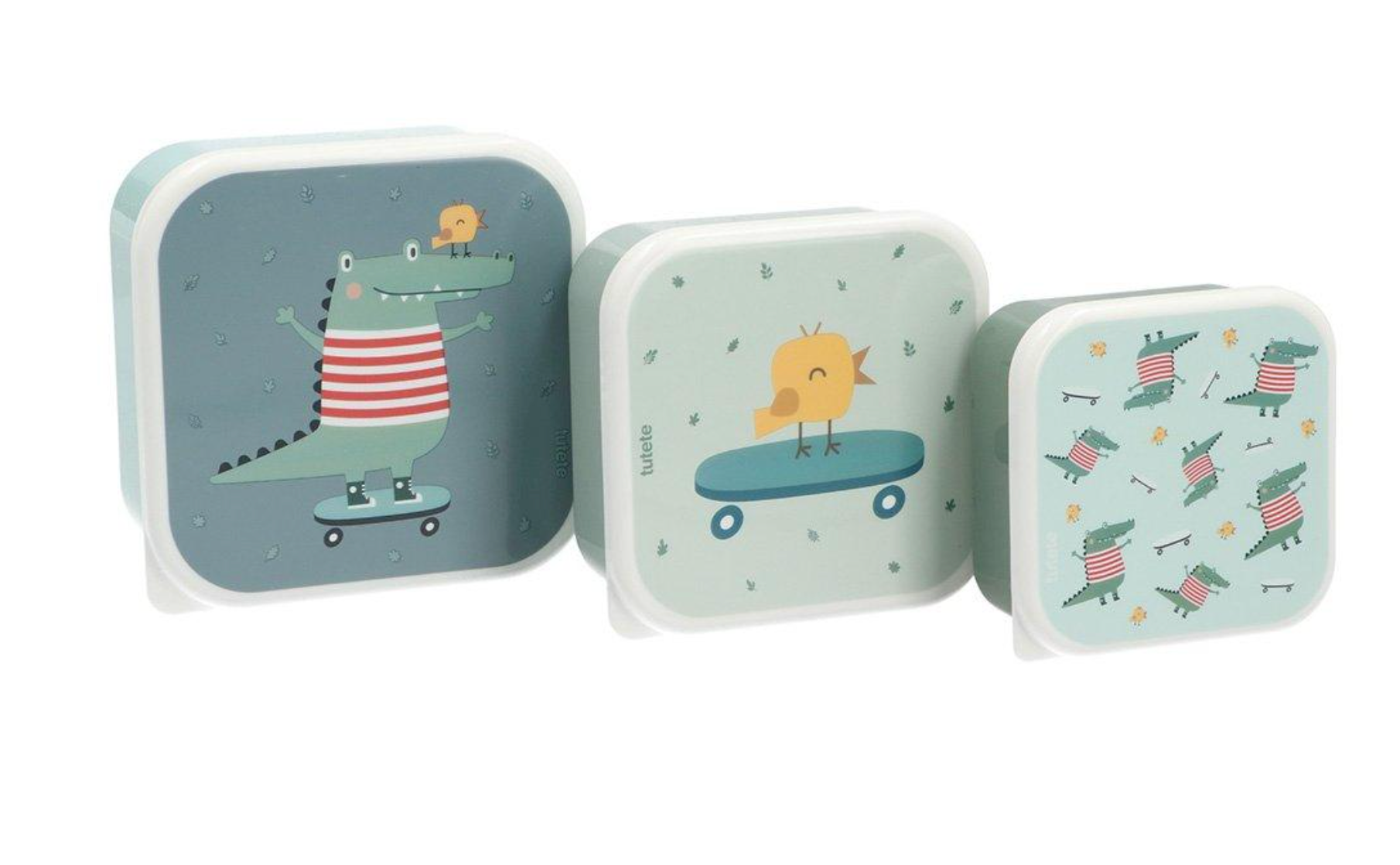 Tutete 3 Lancheiras Snacks Crocs