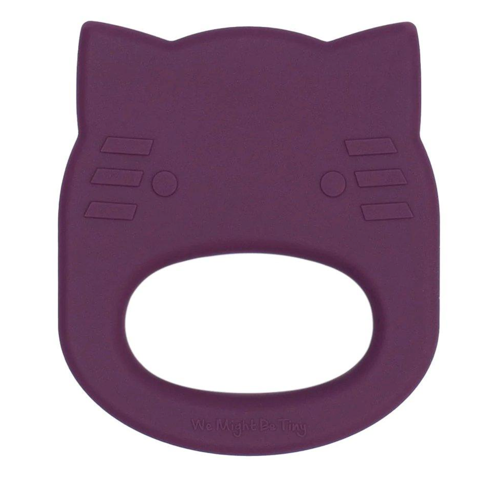 Tutete Mordedor Teether Silicone Cat Plum