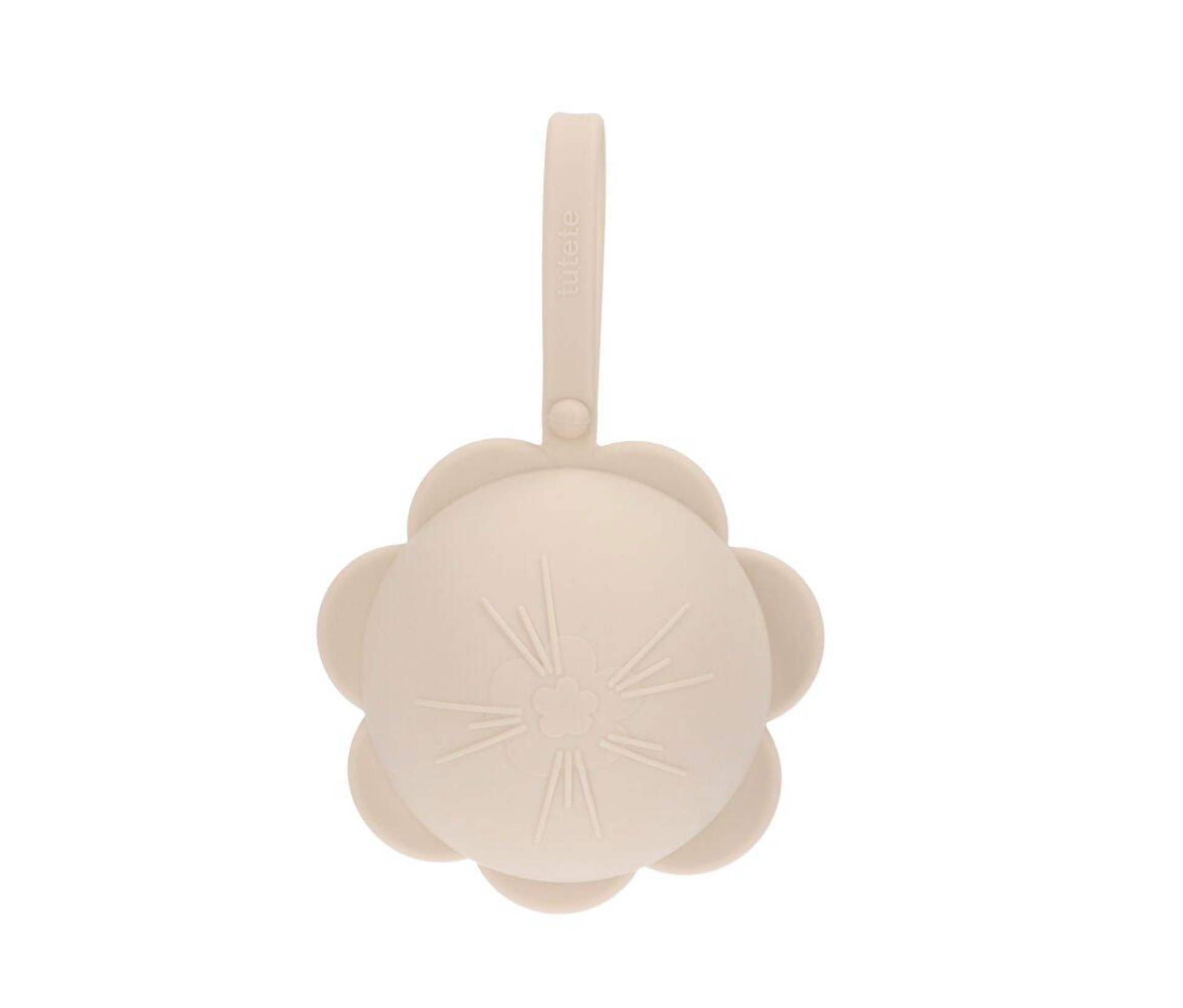 Tutete Guarda Chupeta Silicone Ivory Flower