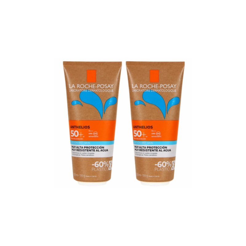 Roche Posay Solar Anthelios Wet Skin 50 Eco Tube 2x200ml Promo