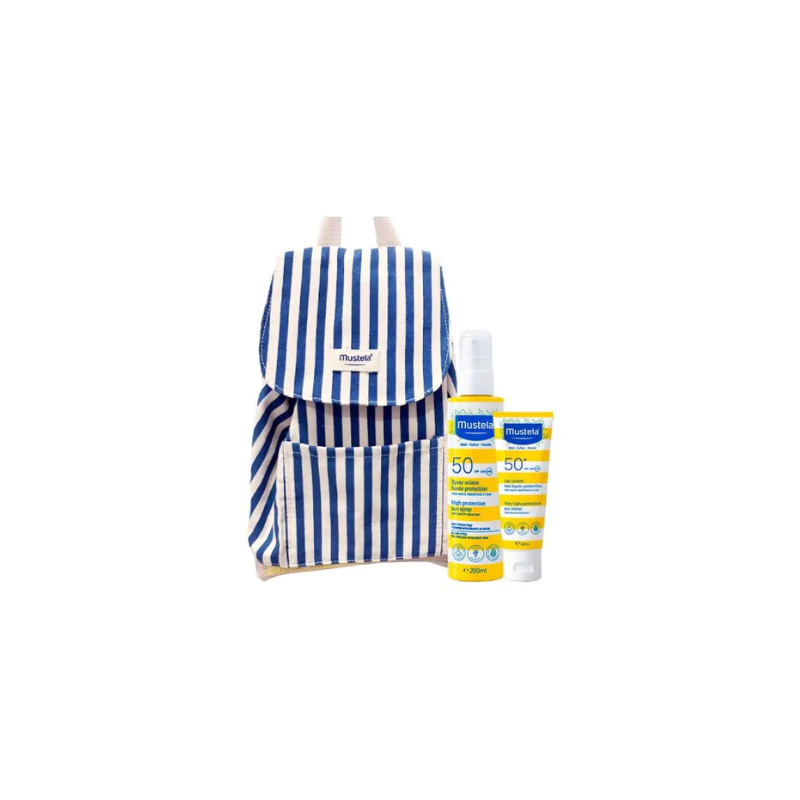 Mustela Solar Mochila Azul Lt 50+ 40ml+ Spray 200ml 50+